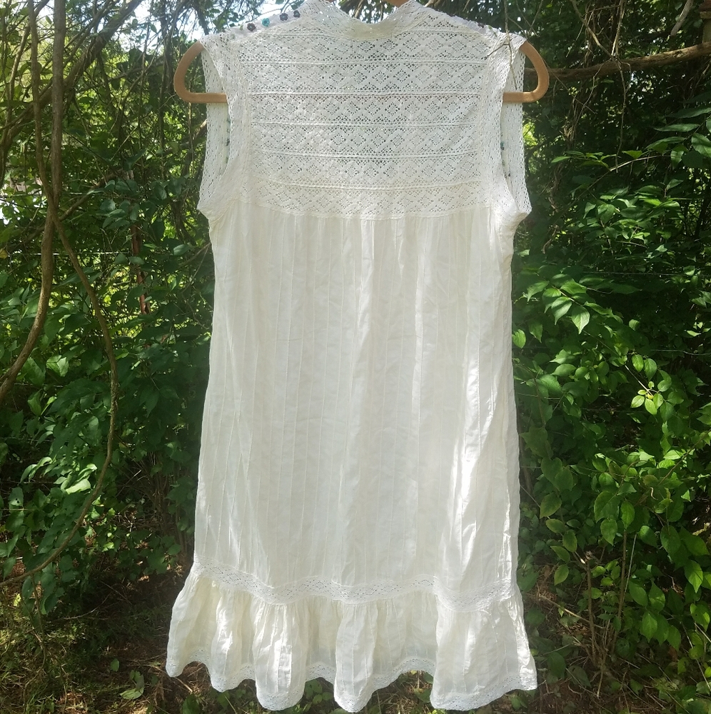ANTIK BATIK Anthropologie Cotton Dress Medium - Picture 3 of 8